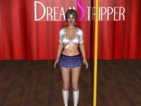 3D strip-teaseuse virtuelle